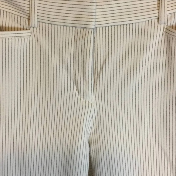 Express 18R Columnist Pants Off White/Blk Pinstripe Barely Boot Mid Rise… - Picture 3 of 7